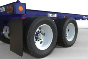 40ft-45ft Extendable Gooseneck Chassis