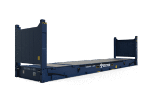 40ft High Cube Flush Folding Flatracks