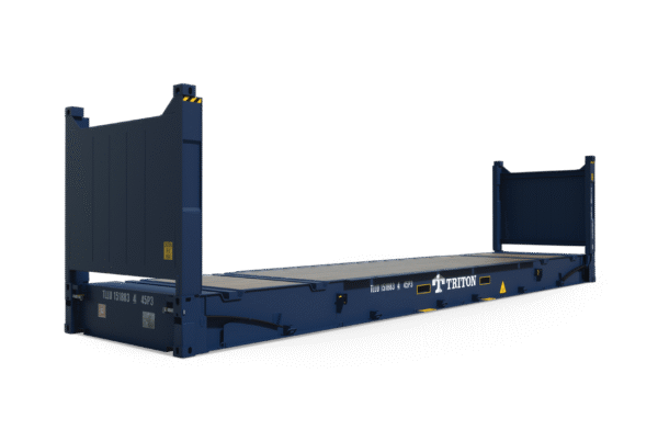 40ft High Cube Flush Folding Flatracks