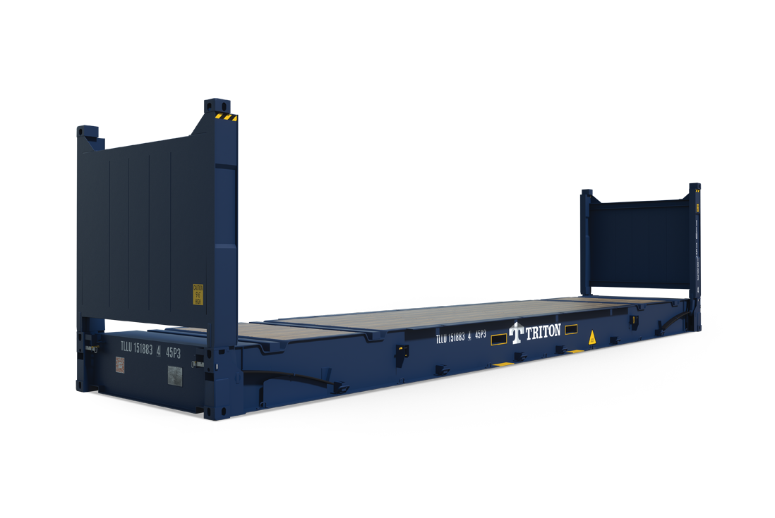 40ft High Cube Flush Folding Flatracks – Zenvoriax